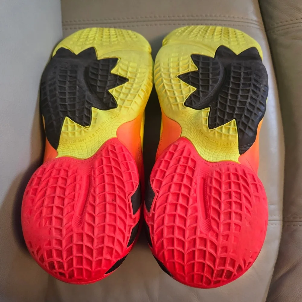 Adidas DON‎ Issue 2 Fire of Greatness Solar Yellow Orange H67570 Mens Size 11